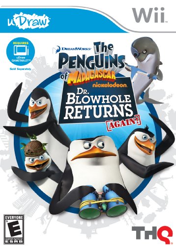 uDraw Penguins of Madagascar: Dr. Blowhole Returns Again! 51fO0yp4W L uDraw Penguins of Madagascar: Dr. Blowhole Returns Again!