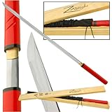 Sporting Goods : Handmade Shirasaya Zatoichi FullTang Katana Sword Sharp
