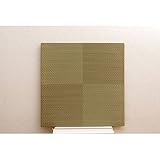 純国産（日本製） ユニット畳 『シンプルノア』 ブラウン 82×82×1.7cm（6枚1セット） 軽量タイプ