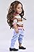dreamtoyhouse American Girl Doll Clothes Xmas Ugly Sweater + Ripped Jeans 18 Inch Dolls