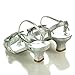 Children's Metallic Glitter Open Toe Bow Slingback Small Block Heel Sandals