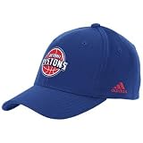 adidas Detroit Pistons Royal Blue The Pivot Logo Flex Fit Hat