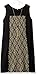 Amy Byer Girls' Big Sleeveless Jacquard Inset Shift Dress