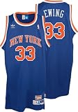 Patrick Ewing Jersey: adidas Blue Throwback Swingman #33 New York Knicks Jersey - X-Large