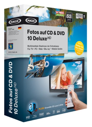 MAGIX Fotos auf CD & DVD 10 deluxe Jubiläums-Edition - MiniBox