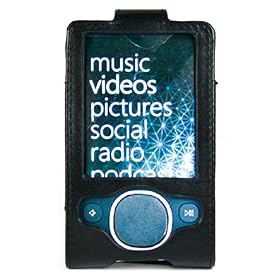 PCMICROSTORE Brand (2nd Generation) Microsoft Zune 80GB Premium Leather Case with Swivel Belt Clip
