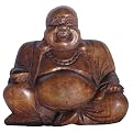Happy Buddha Statuette - 4"