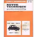 Etude & Documentation, Revue Technique Automobile, Fiat 500, 500 D, 500 F, 500 L