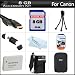 8GB Accessories Kit For Canon PowerShot S100 12.1 MP Digital Camera Includes 8GB High Speed SD Memory Card + Extended Replacement (1200 maH) NB-5L Battery + AC/DC Travel Charger + Mini HDMI Cable + USB 2.0 Card Reader + Case + Screen Protectors + More