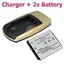 2 BATTERY+CHARGER FOR KODAK KLIC-7004 V1073 V1273 M1033