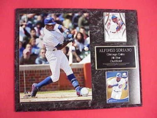 Cubs Alfonso Soriano 2 Card Collector Plaque
