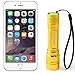 SKYWOLFEYE Zoomable 300LM Cree T6 LED Flashlight Torch Lamp 3 Modes Powerful Light 18650 (a Gold Flashlight + a 18650 Battery + a Charger)