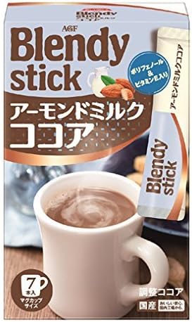 AGF Blendy Stick powder Almond Milk Cocoa 7 sticks x 6 boxes from Japan