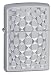 Zippo Lighter Cut Glass, Satin Chrome