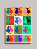 Abstract Cats Refrigerator Magnet