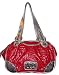Kathy Van Zeeland Purse Handbag Triple Play Medium Satchet