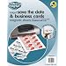 MagnaCard Save the Date and Business Cards, 30 Cards, White, 9 x 12 x 0.1 inches  (PMBC805113)