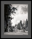 El Capitan, Winter, Sunrise, Yosemite National Park, California, 1968 Framed Print by Ansel Adams