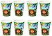 Amscan Wild Jungle Animals Themed Party Paper Cups Tableware (Pack of 8), Multicolor, 9 oz