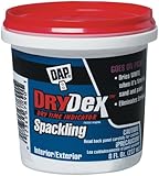 Dap 12328 DryDex Spackling Interior/Exterior, 1/2-Pint
