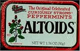 Altoids, MINT, MINTS, PEPPERMINT, Mints, 1.76-Ounce Tins, (12 TINS), 