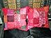 2 Embroidered Sari Cushion Cover Brink Pink Toss Pillows Covers 16"