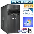 #01| USB 3.0, WindowsXP Pro, STROM SPAR Office / Multimedia COMPUTER Eco-Tec PC 80PLUS, BeQuiet 300W Netzteil 80Plus, Dual-Core Intel G530 2x2.4GHz, 500GB SATAII, Crucial 4GB DDR3, MSI B75MA-P45 Mainboard, INTEL Grafik HD2000 mit HDMI/DVI, DVD-Brenner, CardReader, 5.1 Sound, GigabitLAN