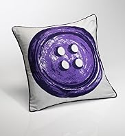Conran Button Print Cushion