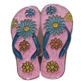 pink flip-flop sandal Golf ball marker, ballmarker with hatclip