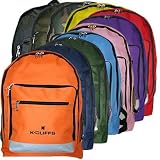 K-Cliffs Polyester School Backpack/ Outdoor Backpack/ Hiking Backpack with Reflective Strip