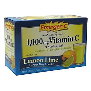 Emergen-C Lemon Lime, 30-Packets, 0.3-Ounce Boxes