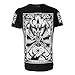 Darkside Clothing Baphomet Mens Black T Shirt Occult Gothic Horror Devil Front Print Graphic Tee