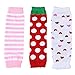 KF Baby Girls Toddler Cozy Soft Leg Warmers, Set of 6 Pairs