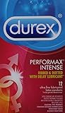 UPC 302340853286 product image for Durex Performax Intense Ribbed & Dotted with Delay Lubricant Premium Condom, 12  | upcitemdb.com