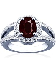 Platinum Cushion Cut Ruby Ring With Sidestones (GIA Certificate)