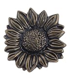 Tools & Hardware : Atlas Homewares 2115-BB 2-Inch Sunflower Knob, Burnished Bronze