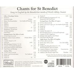 Chants for St Benedict