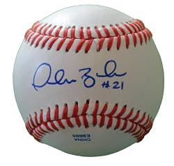 John Baker Autographed ROLB Baseball, San Diego Padres, Florida Marlins, Proof Photo