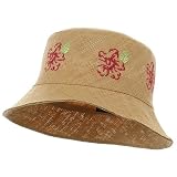 Ladies Straw Hat Natural Red Flower W32S20F 51fOvwRwszL. SL160 Ladies Straw Hat Natural Red Flower W32S20F