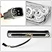 Auto Dynasty Rear Tail 18 LED Center High Mount Stop Lamp Third Brake Cargo Light Compatible with Chevy GMC C/K Series GMT400 88-00, Chrome Housing, Clear Lens