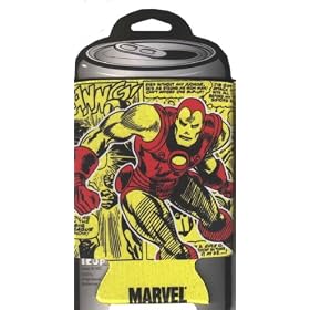 Iron Man Retro Comic Wrap Huggie Can Holder