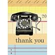 Cavallini Thank You Vintage Telephone Notecards