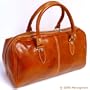 MONTE ROSSO - Italian Leather Small Travel Handbag