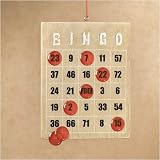 4 Bingo Lovers Game Board Christmas Ornament
