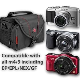 Micro 4 3 Digital Camera Gadget Bag for Olympus EP1 EP2 EP3 EPL Sony NEX-3 NEX-5 NEX-C3... by GMYLE