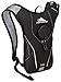 High Sierra Wave Hydration Pack, Black/Black/Silver, 1.5-Liter