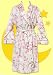 Bedhead Cherry Pink Sateen Cotton Robe - Seen in People Magazine