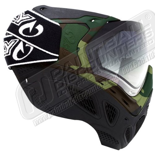 Sly Profit Thermal Paintball Mask - Woodland Camo