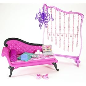 Barbie My House Basic Furniture - Barbie Pink Dream Sofa