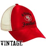 NFL Women's Fan Gear Classic Slouch Mesh Back Hat - EQ60W (San Francisco 49ers, One Size Fits All)
